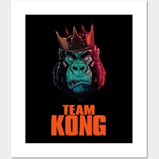 Godzilla vs Kong - Official Team Kong Neon Posters and Art